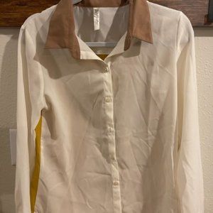 EUC- Block Color Blouse